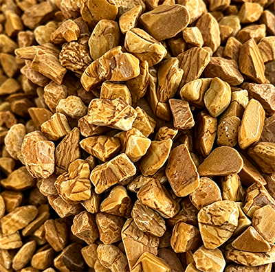 Wholesale Wood Grain Yellow Washed Stone | Landscape Gravel Supplier | Eco-Friendly Permeable Aggregate | Factory Price
